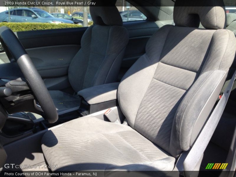 Royal Blue Pearl / Gray 2009 Honda Civic LX Coupe