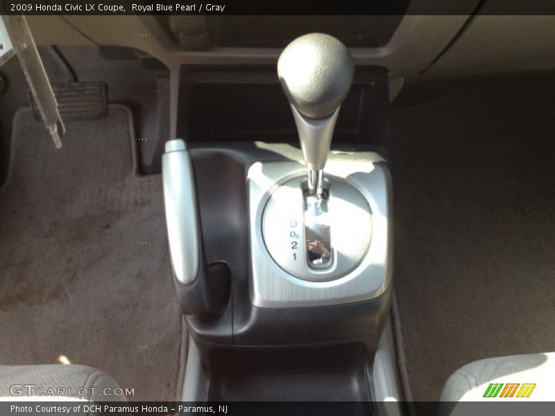 Royal Blue Pearl / Gray 2009 Honda Civic LX Coupe