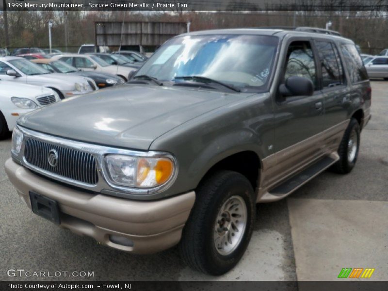 Spruce Green Metallic / Prairie Tan 1999 Mercury Mountaineer