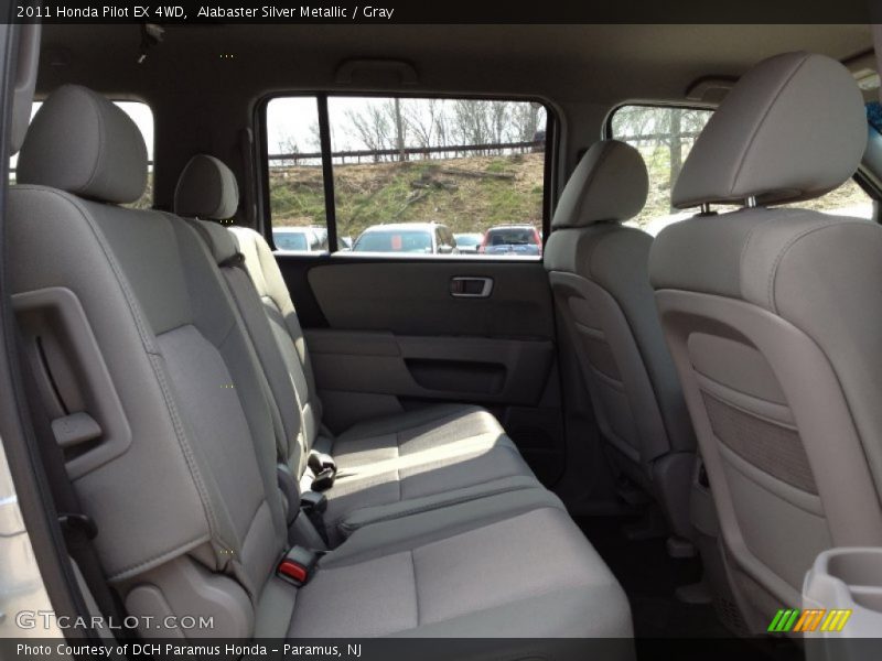 Alabaster Silver Metallic / Gray 2011 Honda Pilot EX 4WD