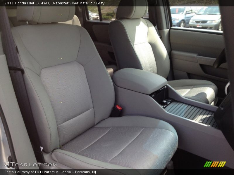 Alabaster Silver Metallic / Gray 2011 Honda Pilot EX 4WD
