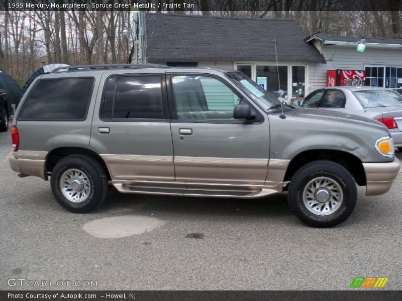 Spruce Green Metallic / Prairie Tan 1999 Mercury Mountaineer