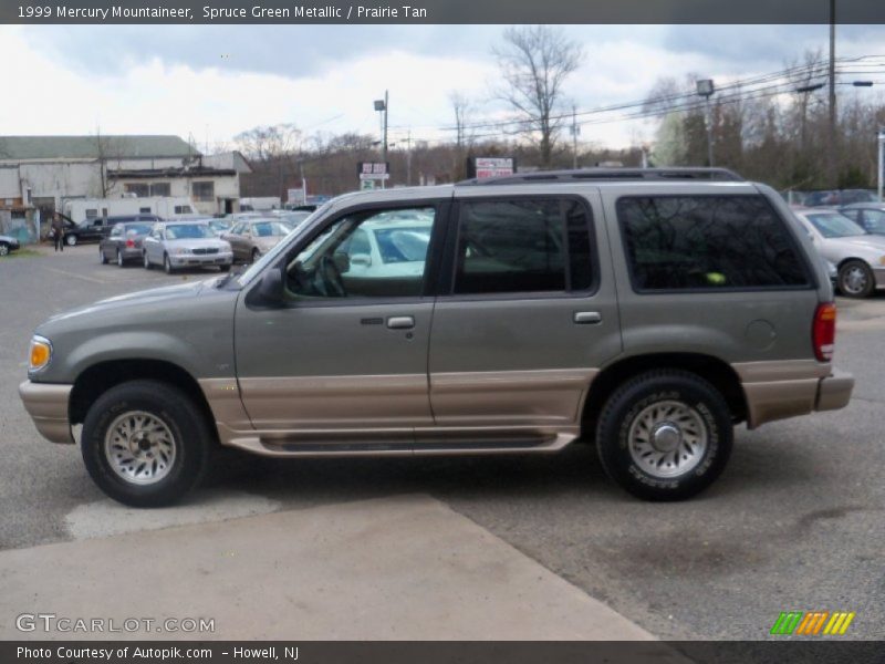 Spruce Green Metallic / Prairie Tan 1999 Mercury Mountaineer