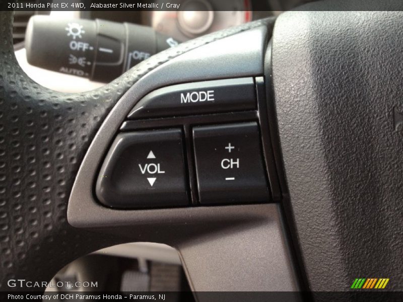 Alabaster Silver Metallic / Gray 2011 Honda Pilot EX 4WD