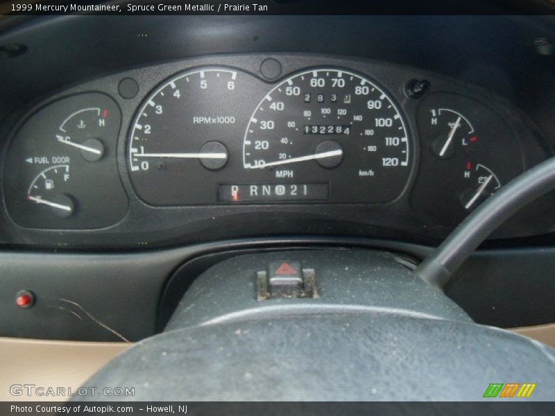 Spruce Green Metallic / Prairie Tan 1999 Mercury Mountaineer