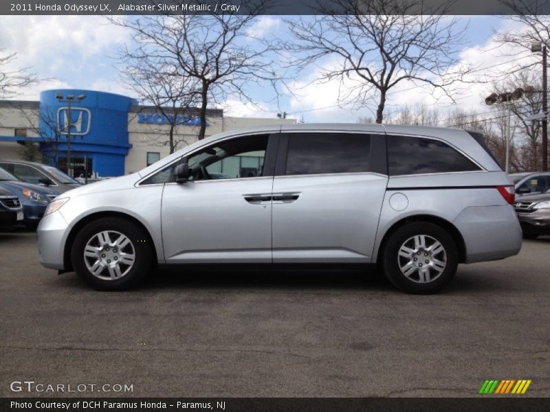 Alabaster Silver Metallic / Gray 2011 Honda Odyssey LX