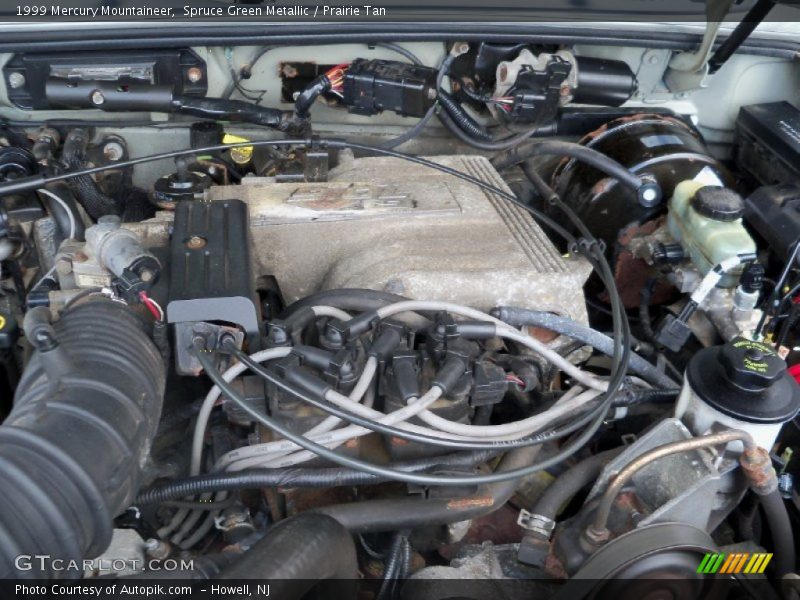 Spruce Green Metallic / Prairie Tan 1999 Mercury Mountaineer