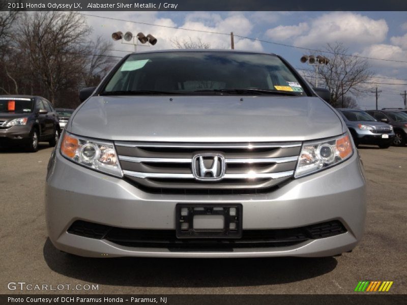 Alabaster Silver Metallic / Gray 2011 Honda Odyssey LX