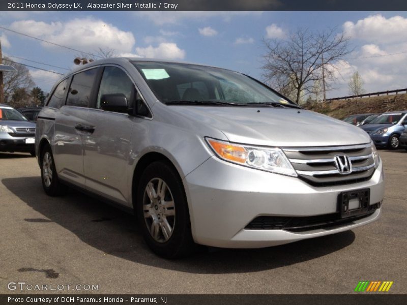 Alabaster Silver Metallic / Gray 2011 Honda Odyssey LX