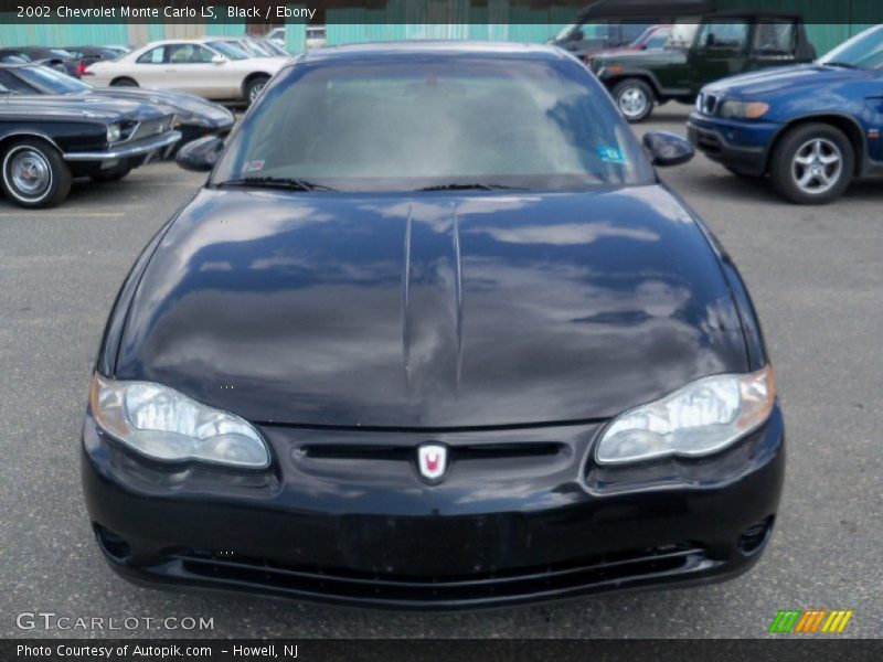 Black / Ebony 2002 Chevrolet Monte Carlo LS