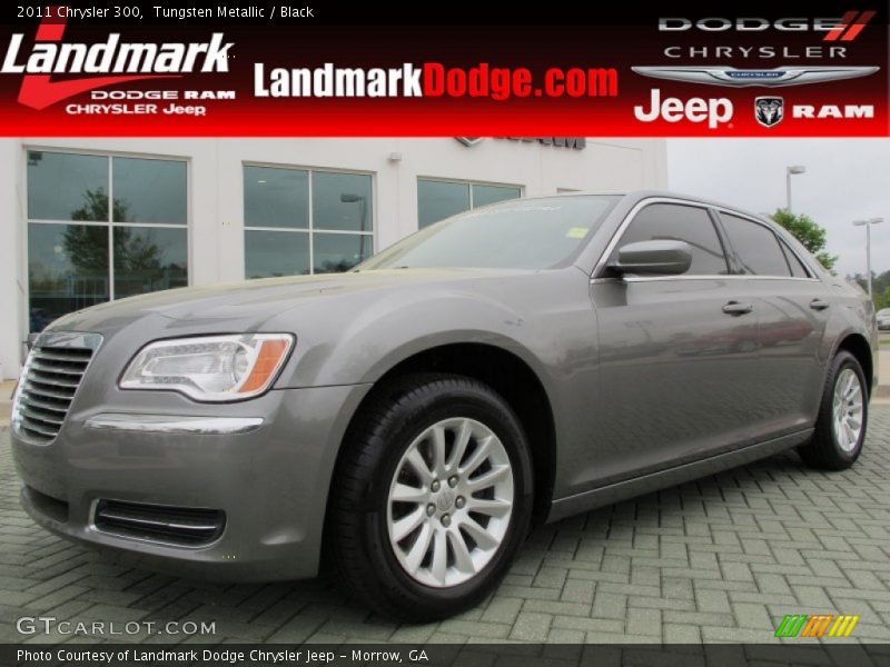 Tungsten Metallic / Black 2011 Chrysler 300