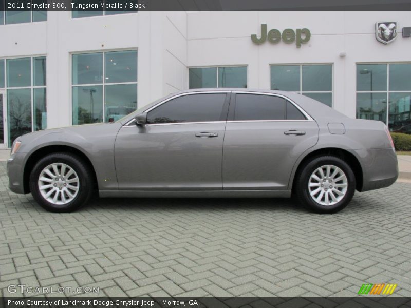 Tungsten Metallic / Black 2011 Chrysler 300