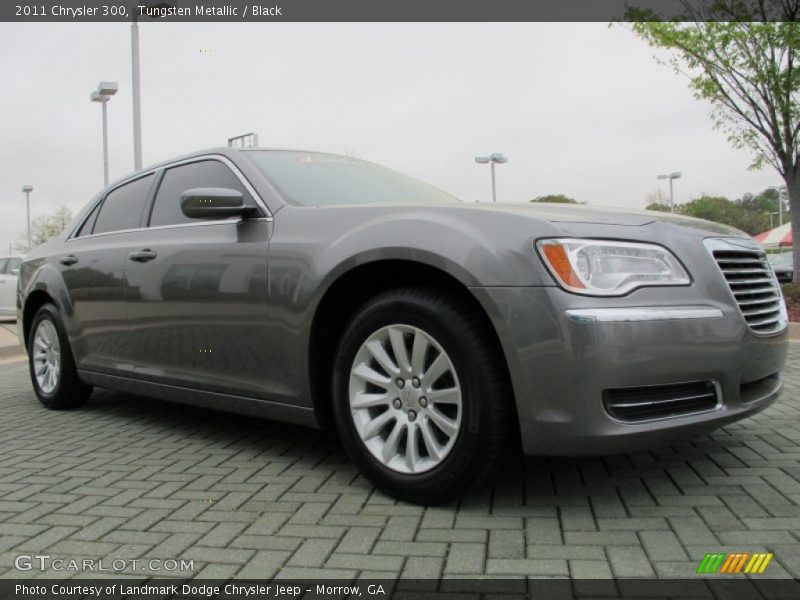 Tungsten Metallic / Black 2011 Chrysler 300