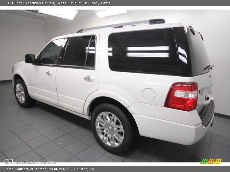 White Platinum Tri-Coat / Camel 2011 Ford Expedition Limited