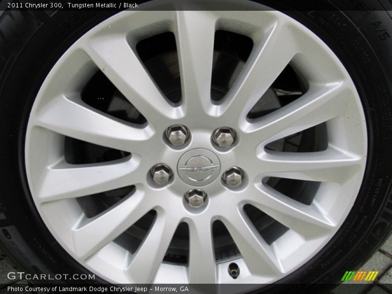 Tungsten Metallic / Black 2011 Chrysler 300