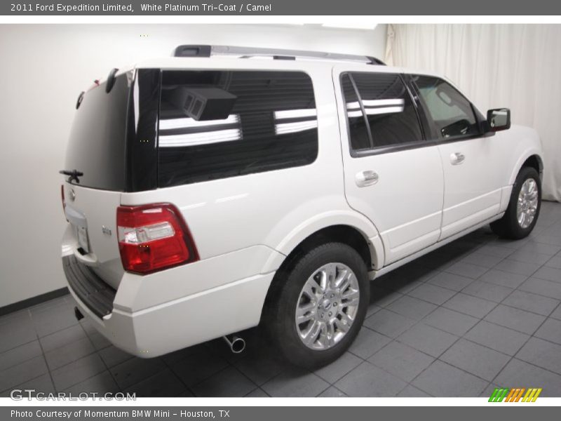 White Platinum Tri-Coat / Camel 2011 Ford Expedition Limited
