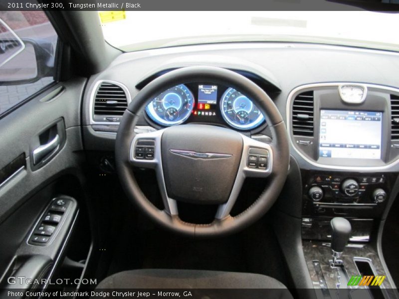 Tungsten Metallic / Black 2011 Chrysler 300