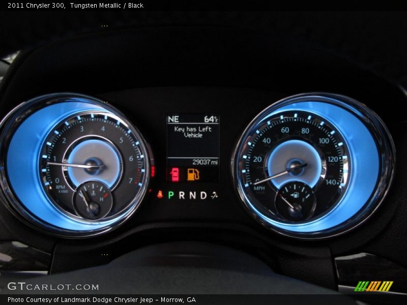 Tungsten Metallic / Black 2011 Chrysler 300