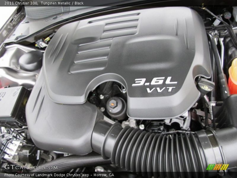 Tungsten Metallic / Black 2011 Chrysler 300