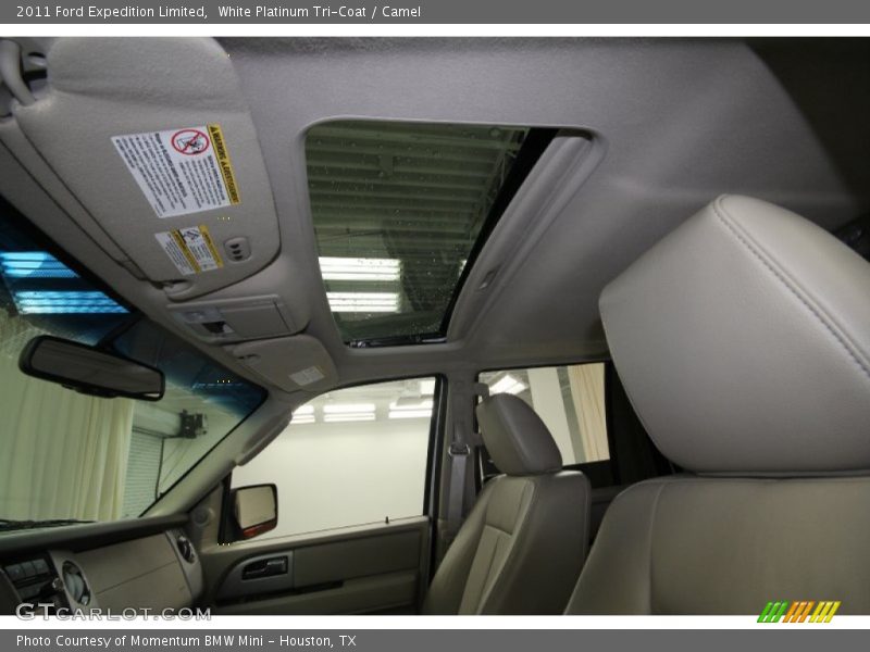 White Platinum Tri-Coat / Camel 2011 Ford Expedition Limited