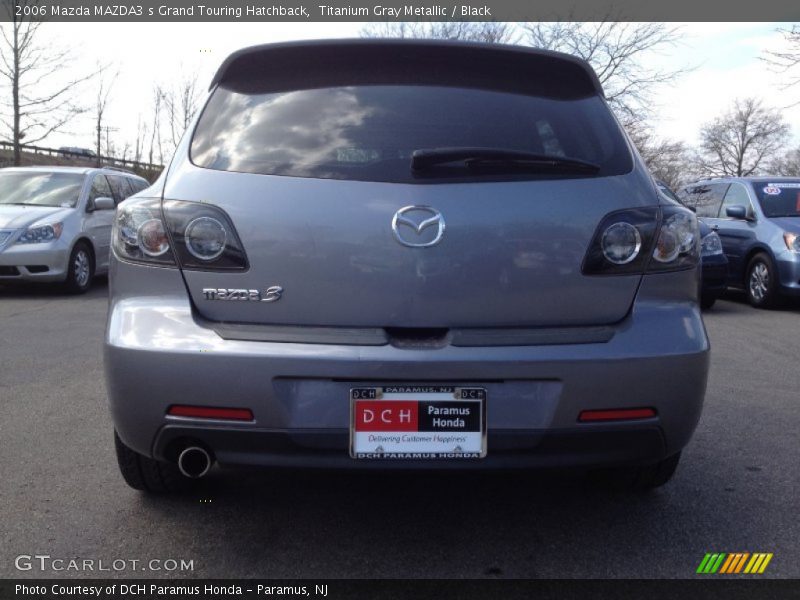 Titanium Gray Metallic / Black 2006 Mazda MAZDA3 s Grand Touring Hatchback