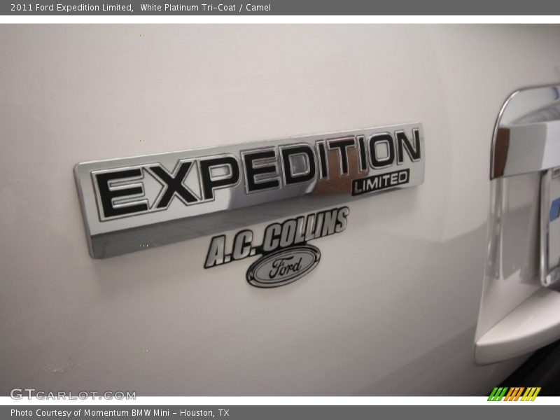 White Platinum Tri-Coat / Camel 2011 Ford Expedition Limited