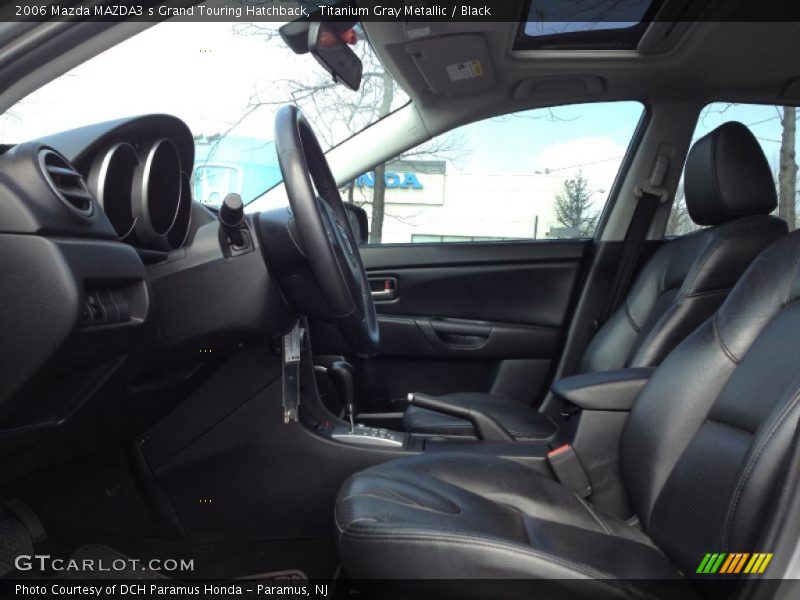 Titanium Gray Metallic / Black 2006 Mazda MAZDA3 s Grand Touring Hatchback