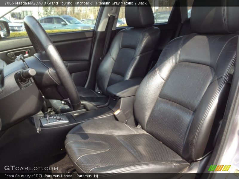 Titanium Gray Metallic / Black 2006 Mazda MAZDA3 s Grand Touring Hatchback