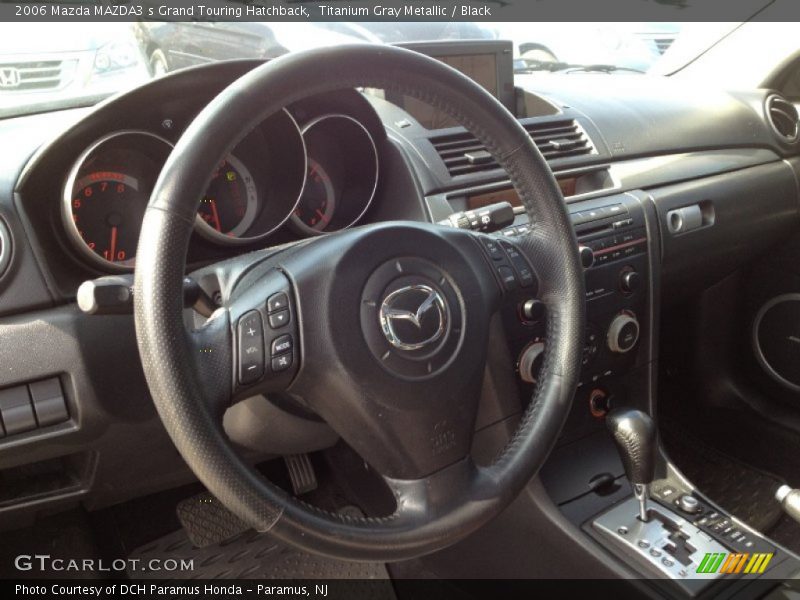 Titanium Gray Metallic / Black 2006 Mazda MAZDA3 s Grand Touring Hatchback