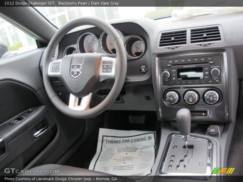 Blackberry Pearl / Dark Slate Gray 2012 Dodge Challenger SXT