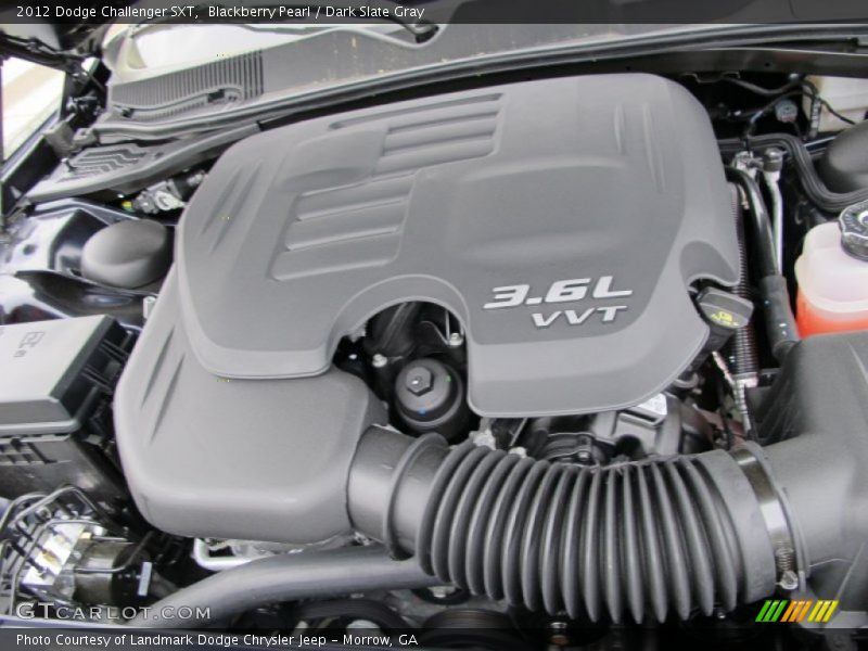 Blackberry Pearl / Dark Slate Gray 2012 Dodge Challenger SXT