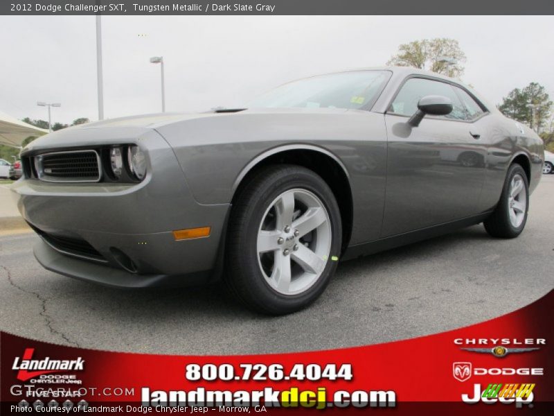 Tungsten Metallic / Dark Slate Gray 2012 Dodge Challenger SXT