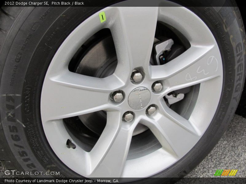 Pitch Black / Black 2012 Dodge Charger SE