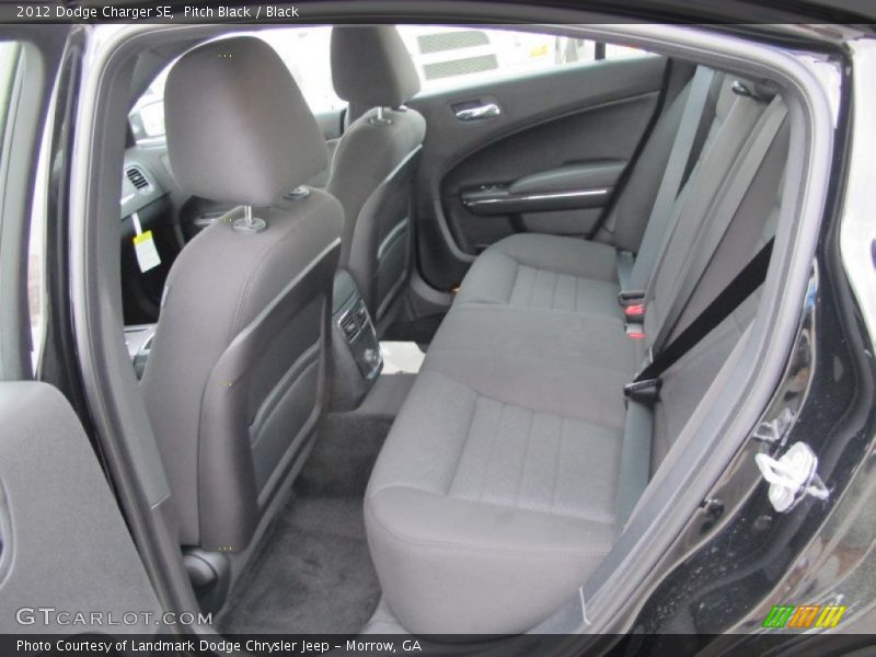 Pitch Black / Black 2012 Dodge Charger SE