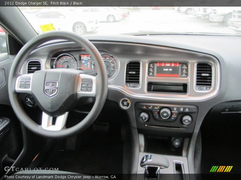 Pitch Black / Black 2012 Dodge Charger SE