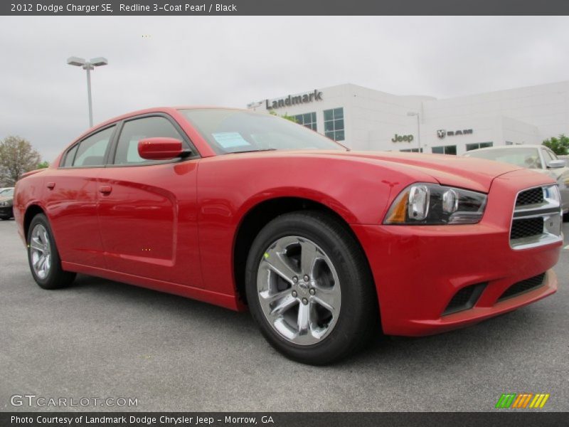 Redline 3-Coat Pearl / Black 2012 Dodge Charger SE