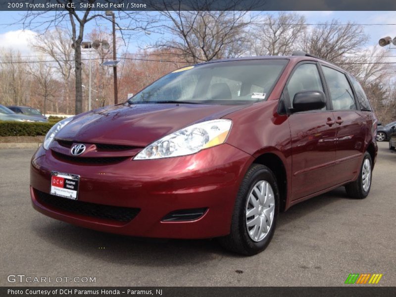Salsa Red Pearl / Stone 2009 Toyota Sienna CE