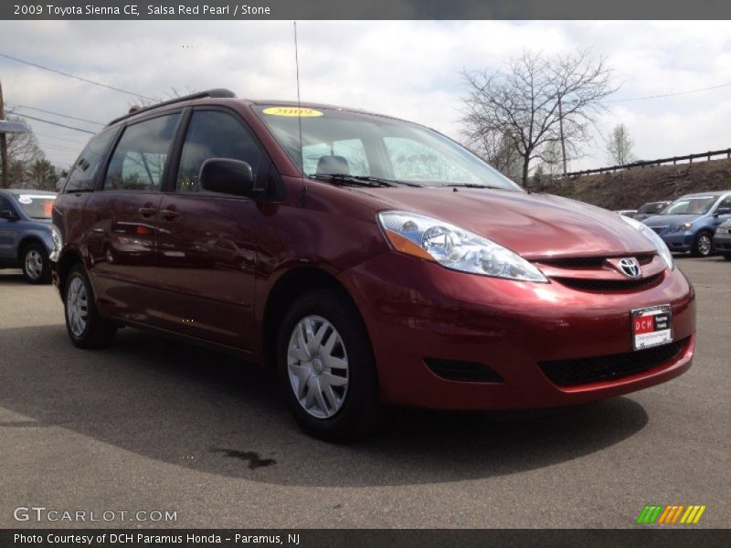 Salsa Red Pearl / Stone 2009 Toyota Sienna CE