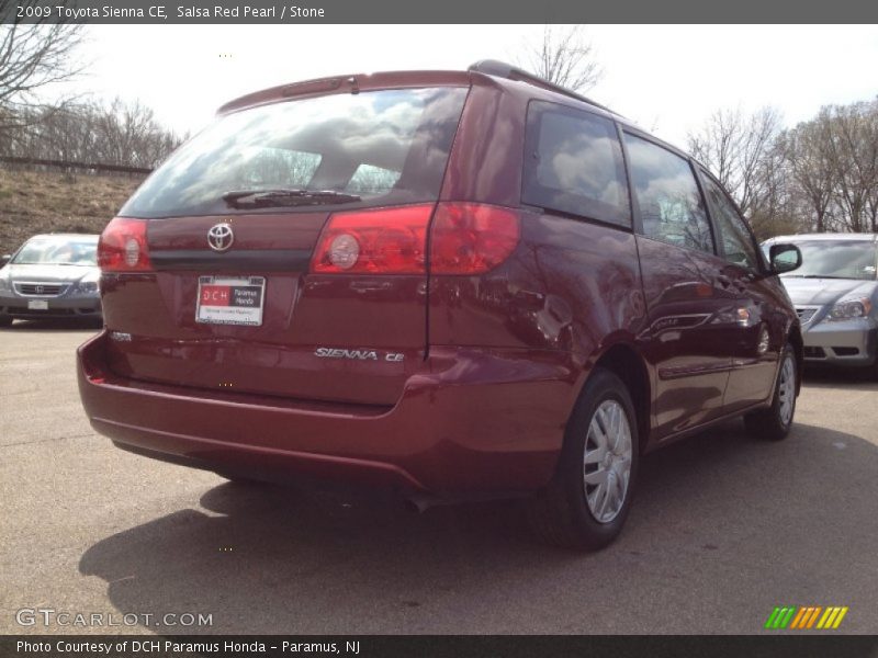 Salsa Red Pearl / Stone 2009 Toyota Sienna CE
