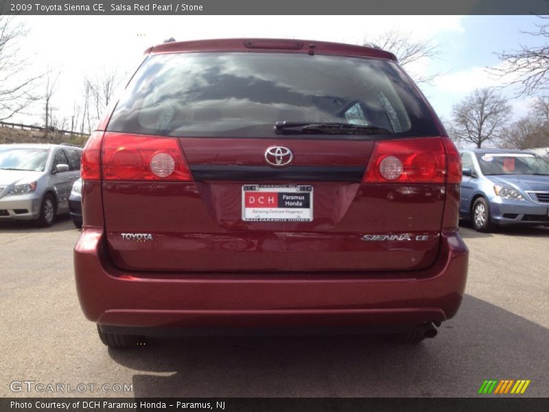 Salsa Red Pearl / Stone 2009 Toyota Sienna CE