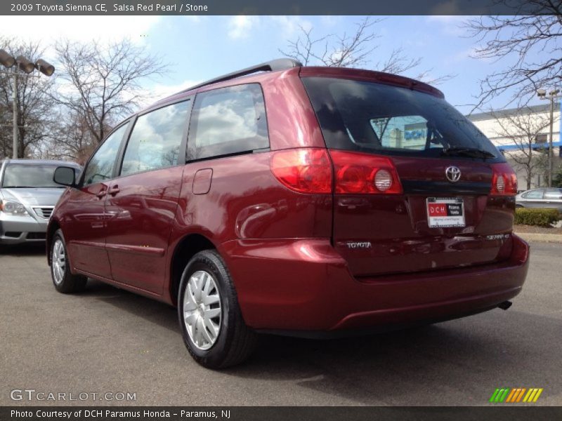 Salsa Red Pearl / Stone 2009 Toyota Sienna CE