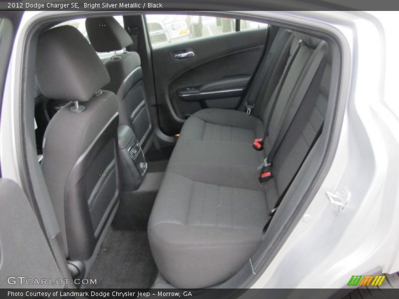 Bright Silver Metallic / Black 2012 Dodge Charger SE
