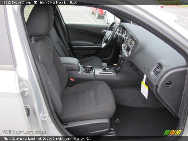 Bright Silver Metallic / Black 2012 Dodge Charger SE