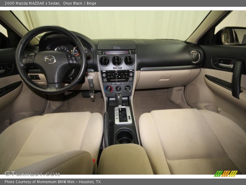 Onyx Black / Beige 2006 Mazda MAZDA6 s Sedan