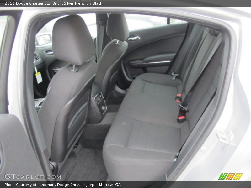 Bright Silver Metallic / Black 2012 Dodge Charger SE