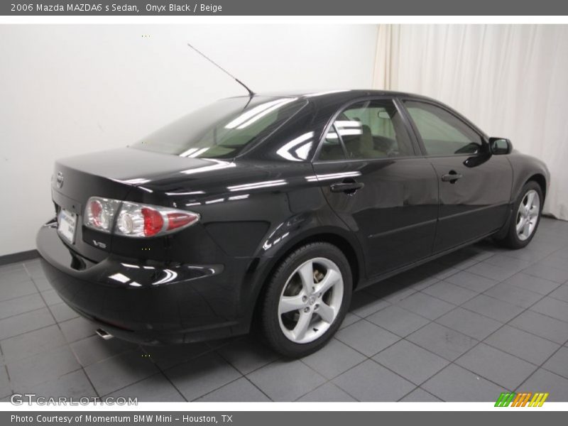 Onyx Black / Beige 2006 Mazda MAZDA6 s Sedan