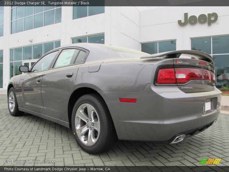 Tungsten Metallic / Black 2012 Dodge Charger SE