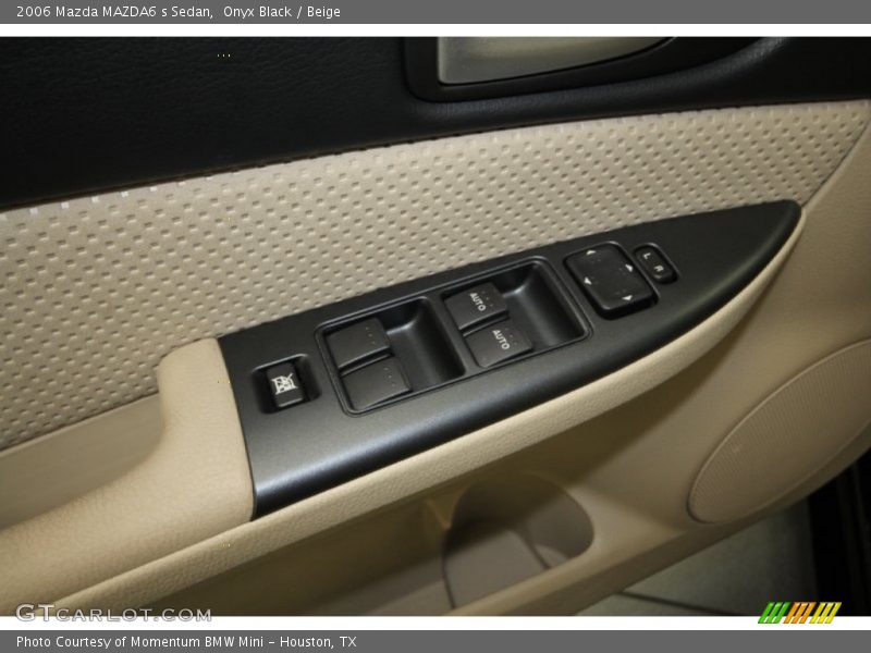 Onyx Black / Beige 2006 Mazda MAZDA6 s Sedan