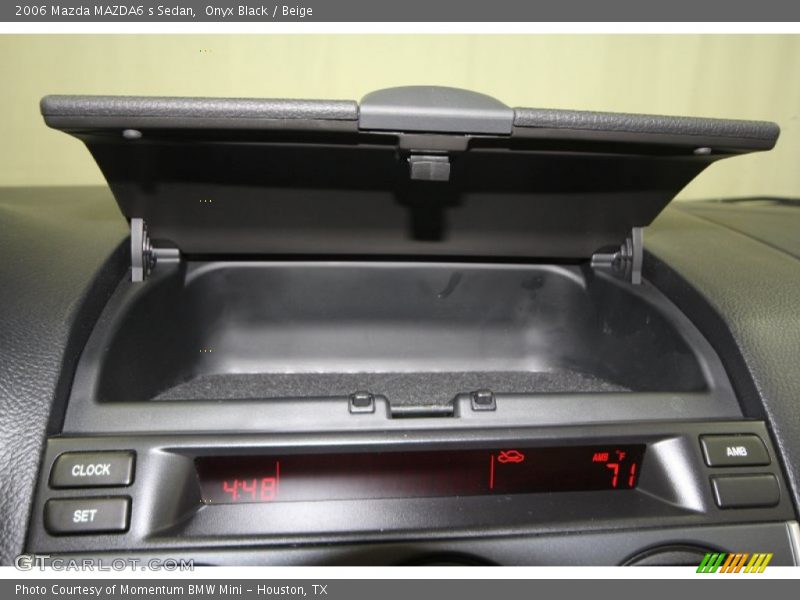Onyx Black / Beige 2006 Mazda MAZDA6 s Sedan
