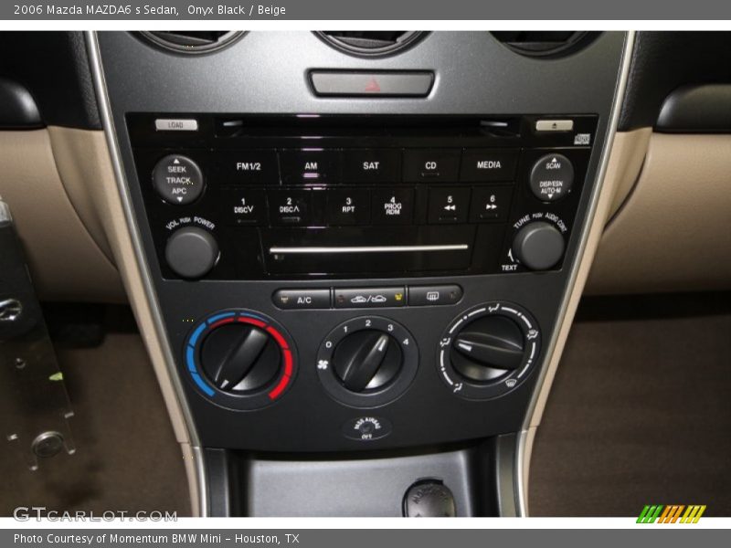 Onyx Black / Beige 2006 Mazda MAZDA6 s Sedan